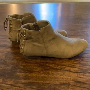 Suede booties
